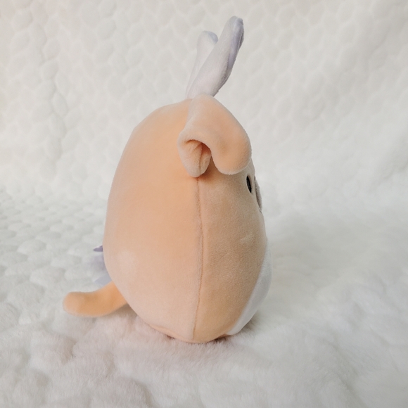 Stevon Squishmallow 4 In BNWT Golden Retriever Dog with Bunny Ears Easter Plush - Picture 5 of 7
